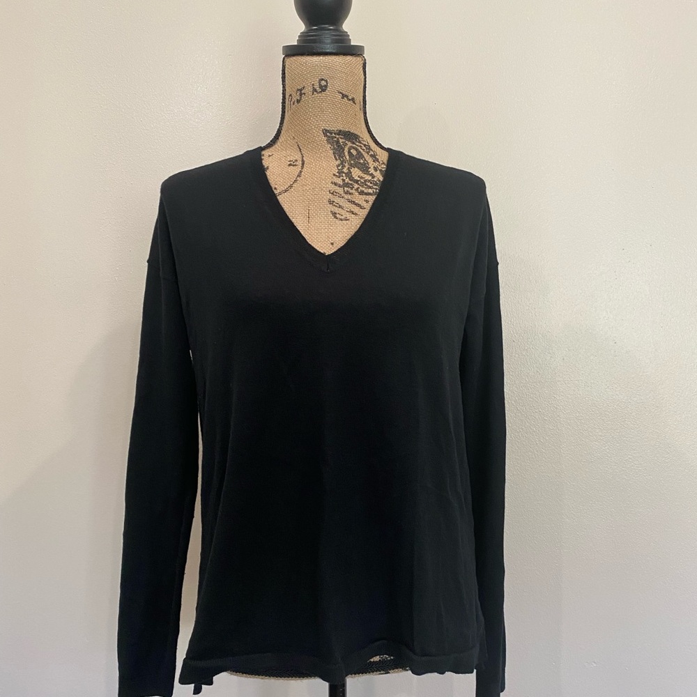 Lane Bryant V-Neck Merino Wool Sweater 14/16.